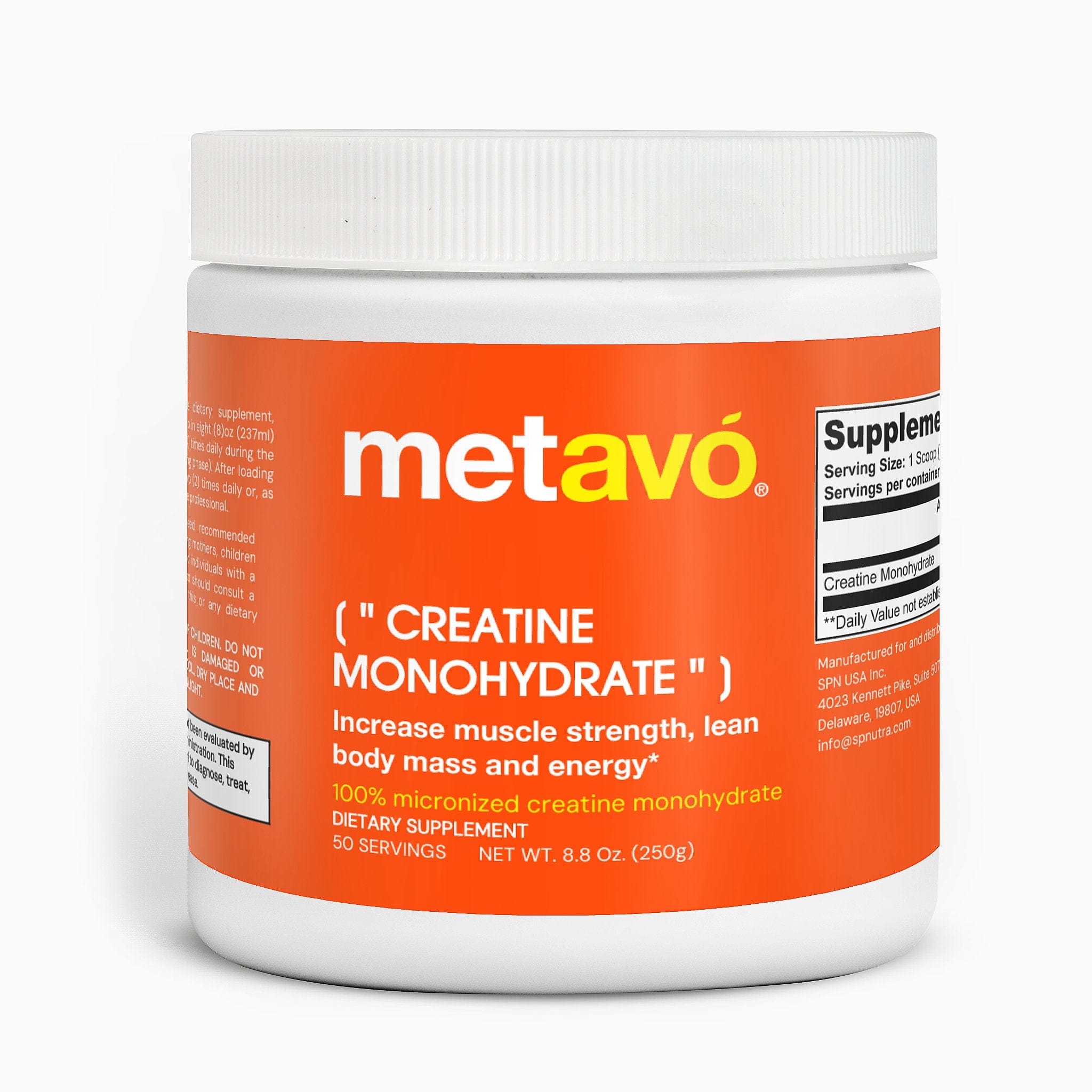 Metavo.com Amino Acids & Blends Creatine Monohydrate