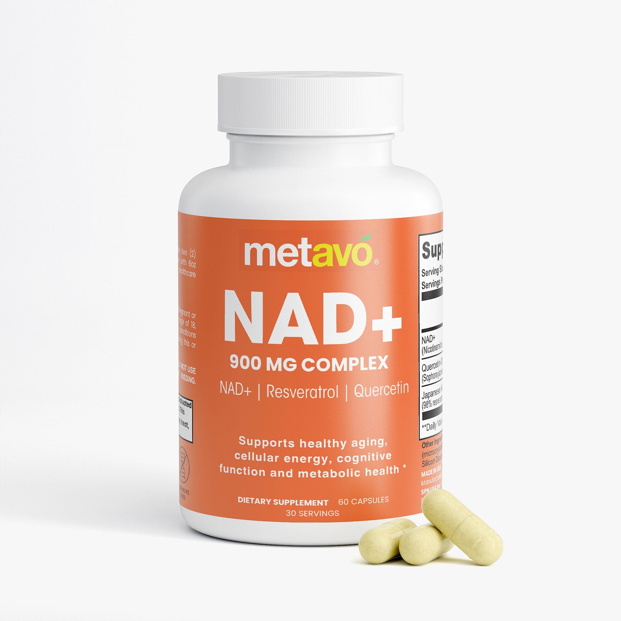 Metavo.com Specialty Supplements NAD+
