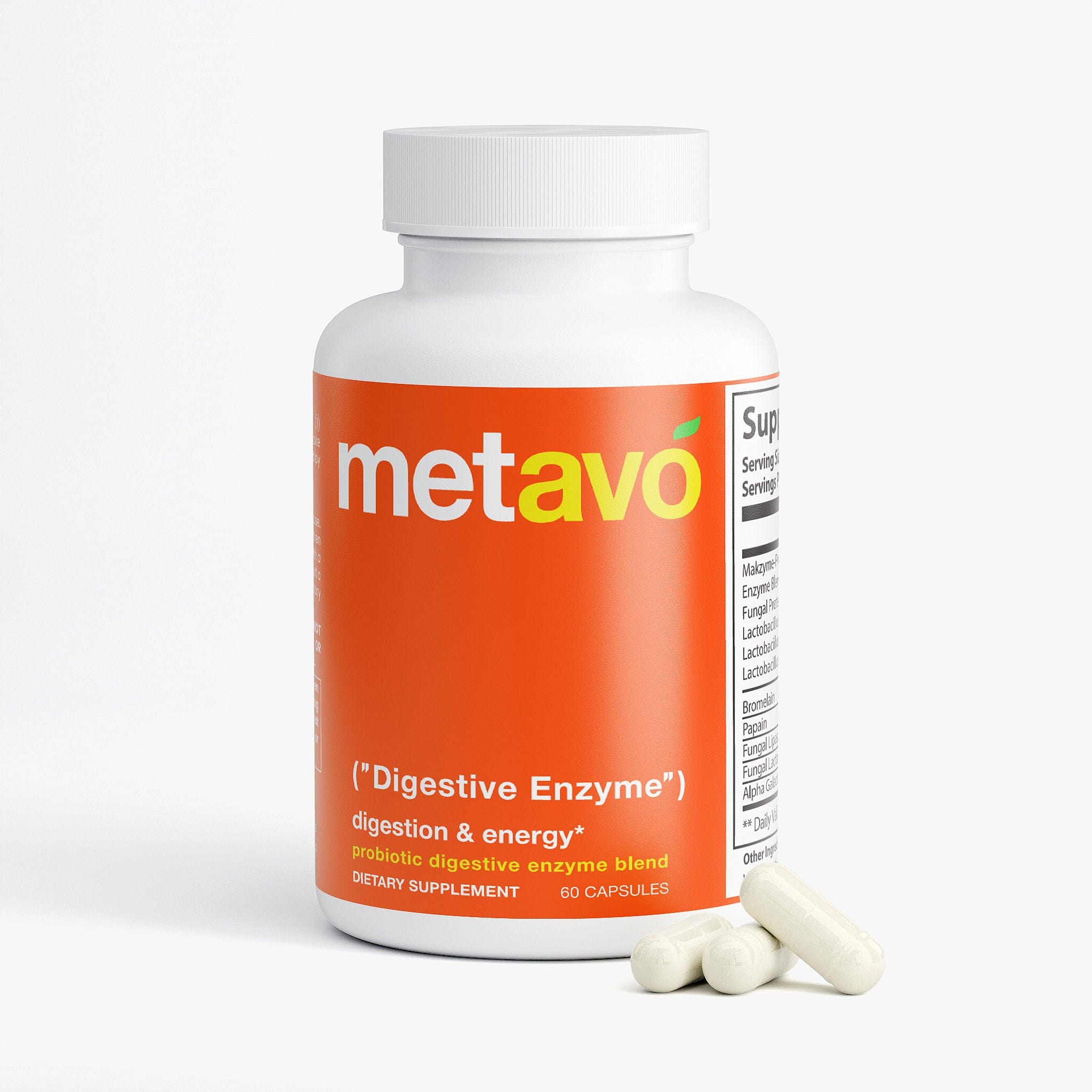 Supliful Specialty Supplements Gas & Bloating Relief | 60 Serve