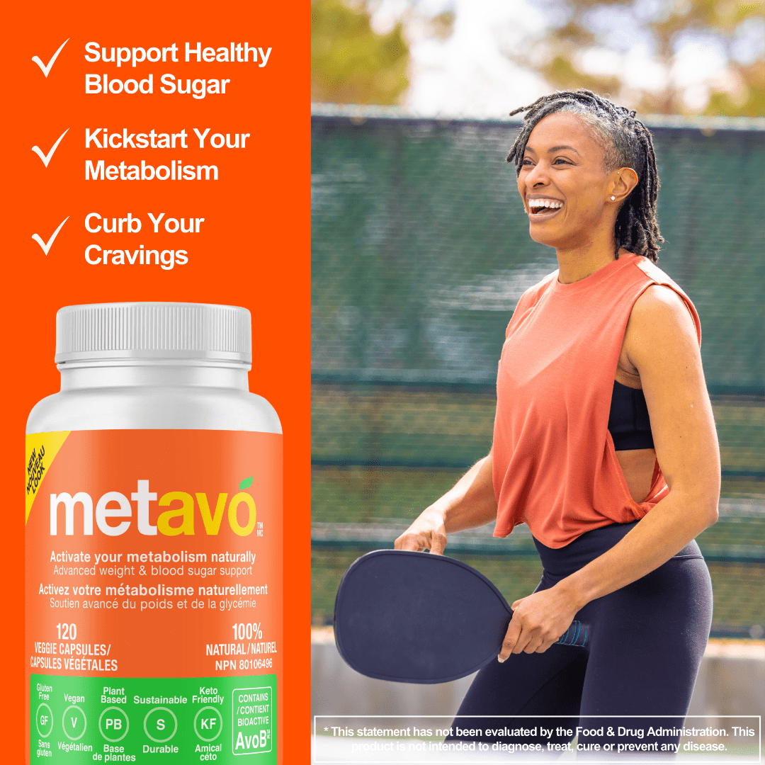 Amazon FBA Canada Monthly Supply 120 capsules Metavo Metabolism Booster Capsules Canada