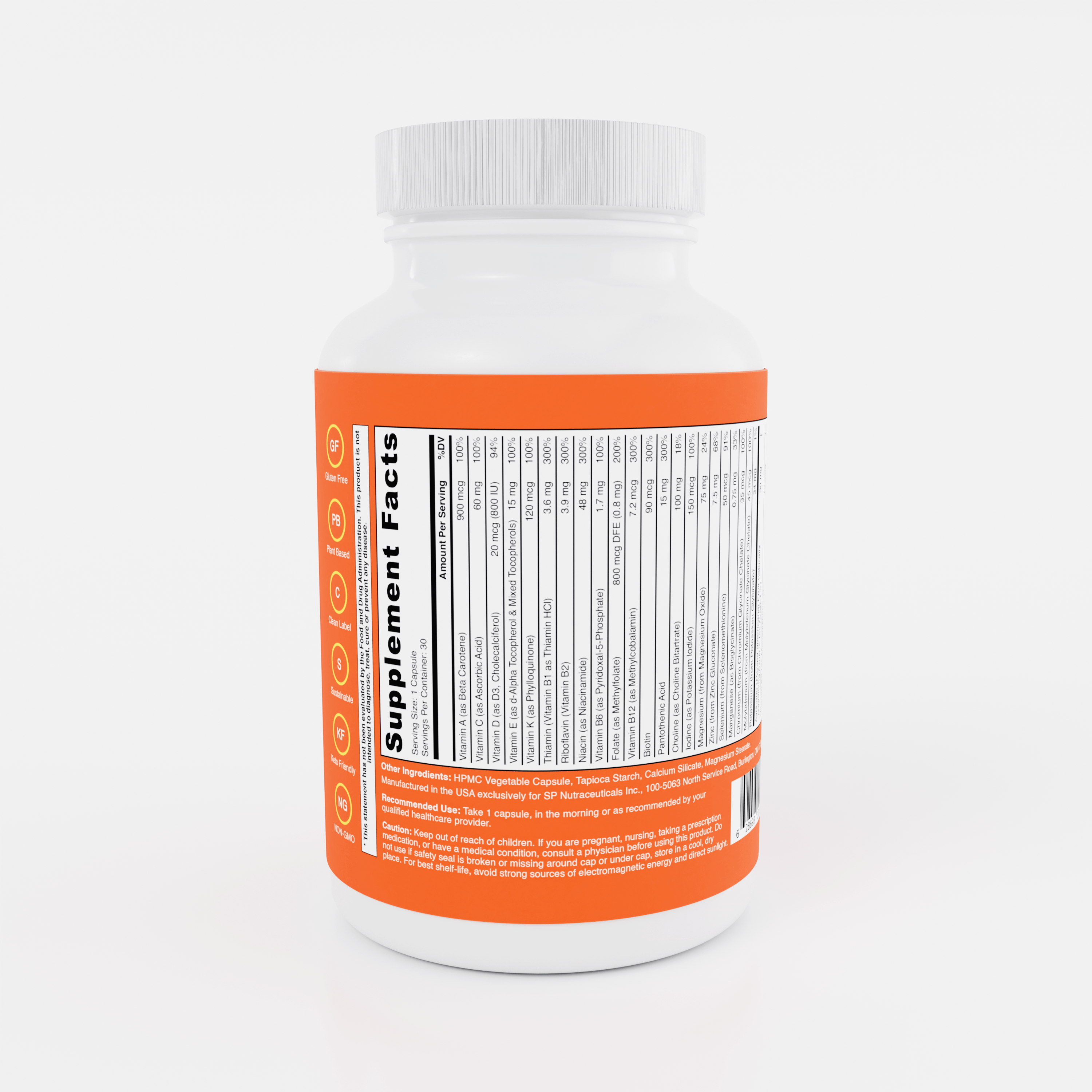 Metavo.com Metavo GLP-1 Metavo Daily Multi+ with GLP-1 Support - Cellular Health & Immunity Multivitamin with AvoB™ (30 Veggie Capsules)