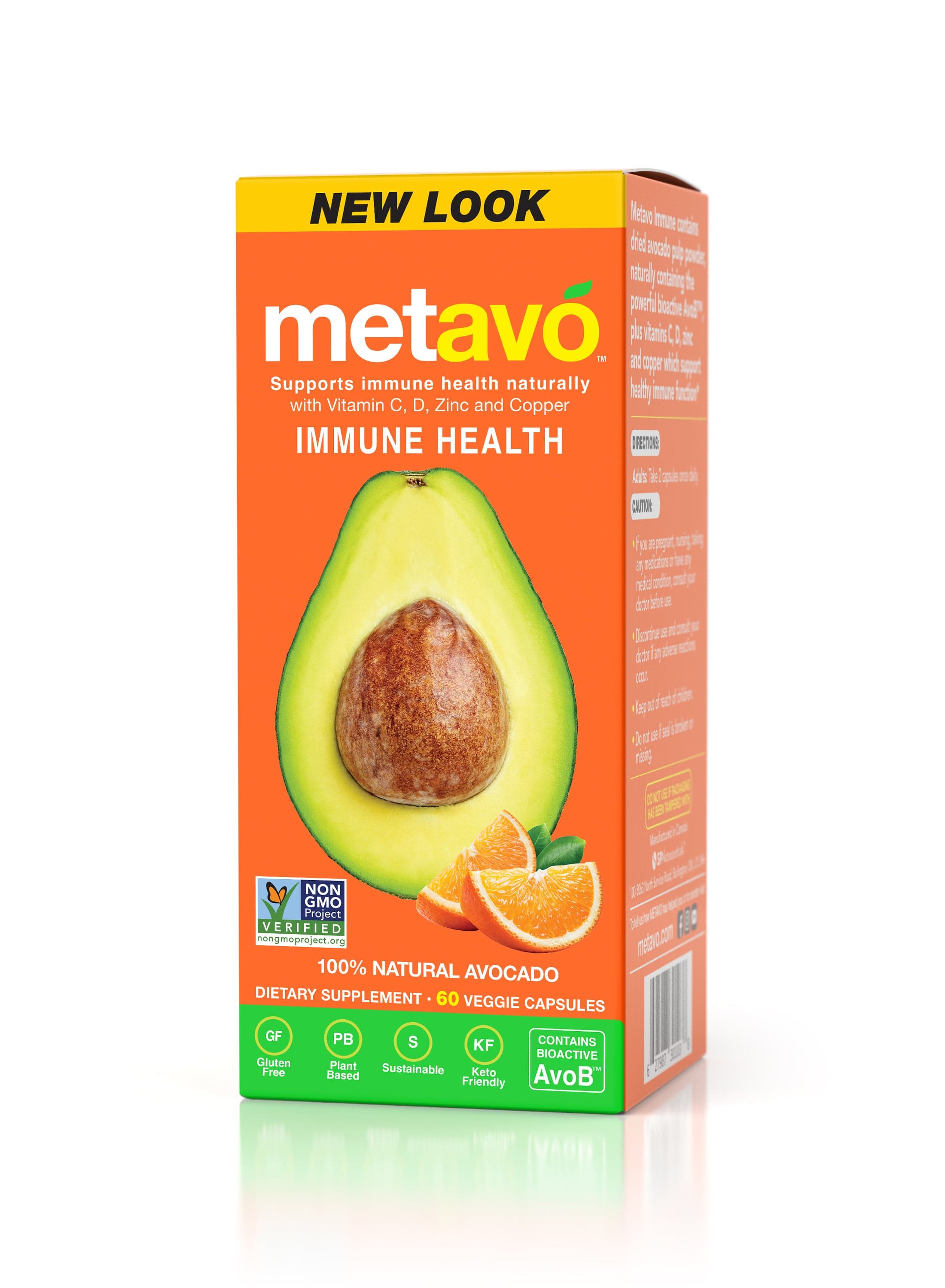 Metavo US Monthly Supply 60 Capsules Immune Boost